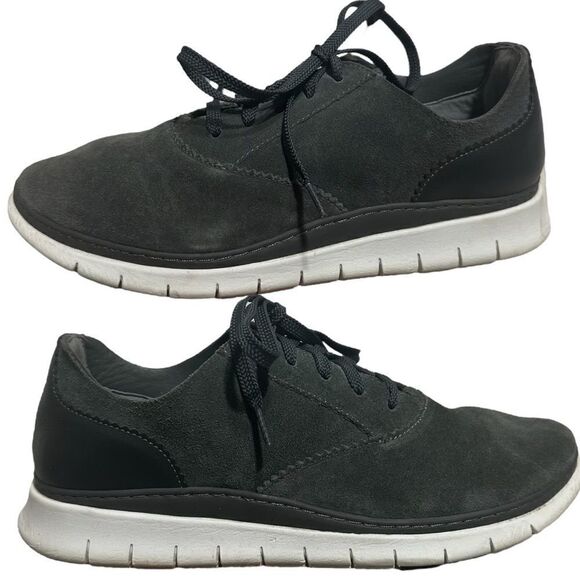 Vionic 355 Taylor Womens Size 9 M Gray Comfort Shoes Sneakers Leather Low - Picture 1 of 9